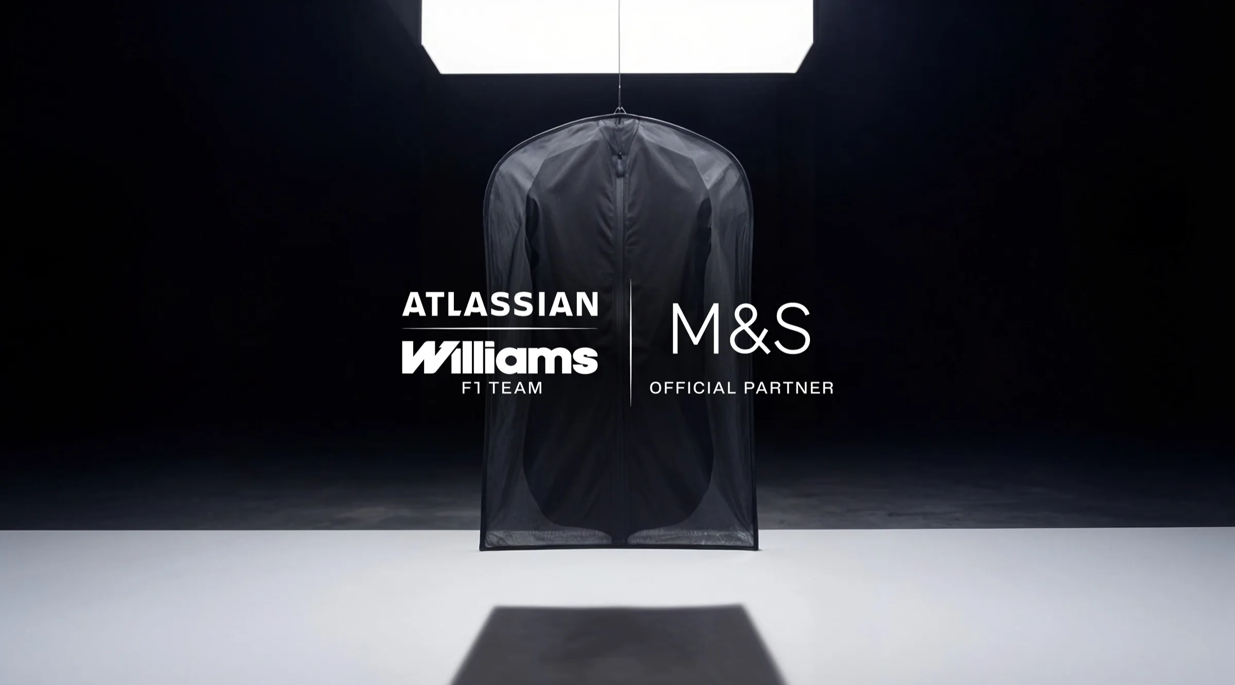 Williams Atlassian F1 Team and Marks and Spencer official partner campaign image
